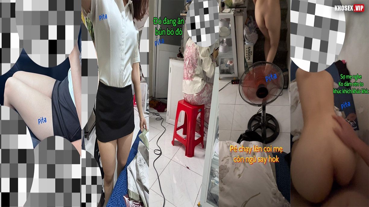 Checker Pita Pé sinh viên dâm nước nôi chèm nhẹp vừa chịch vừa canh mẹ