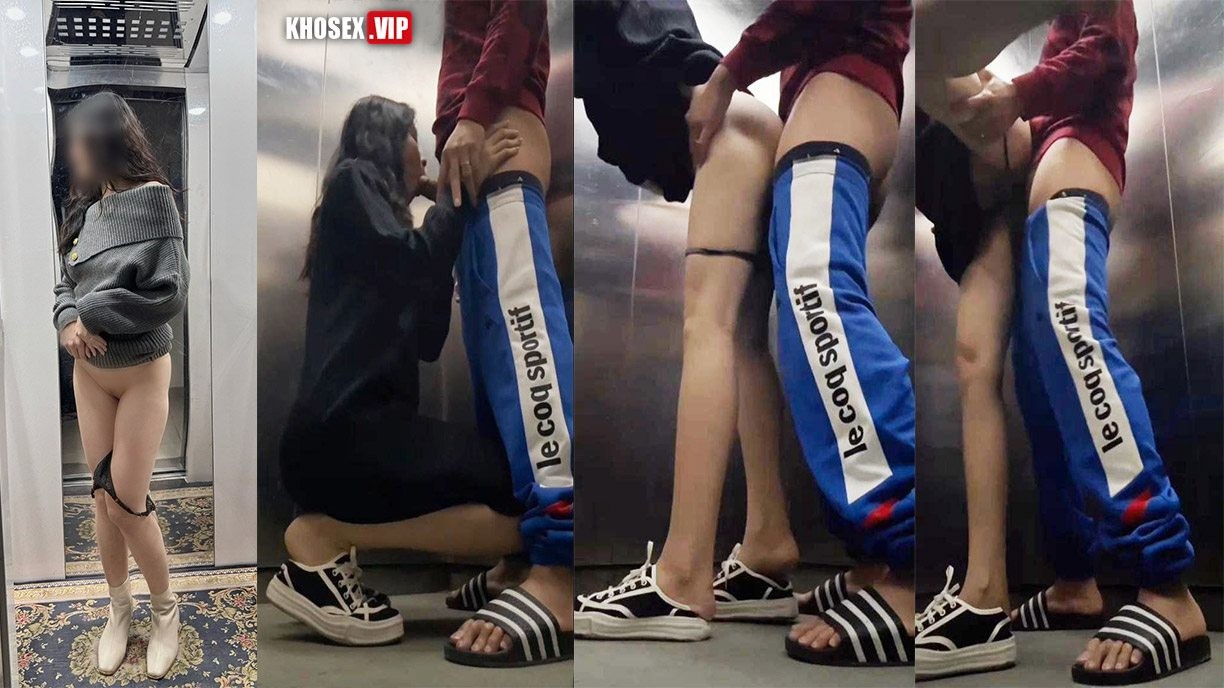 Clip sex vkcklananh9496 doggy trong thang máy