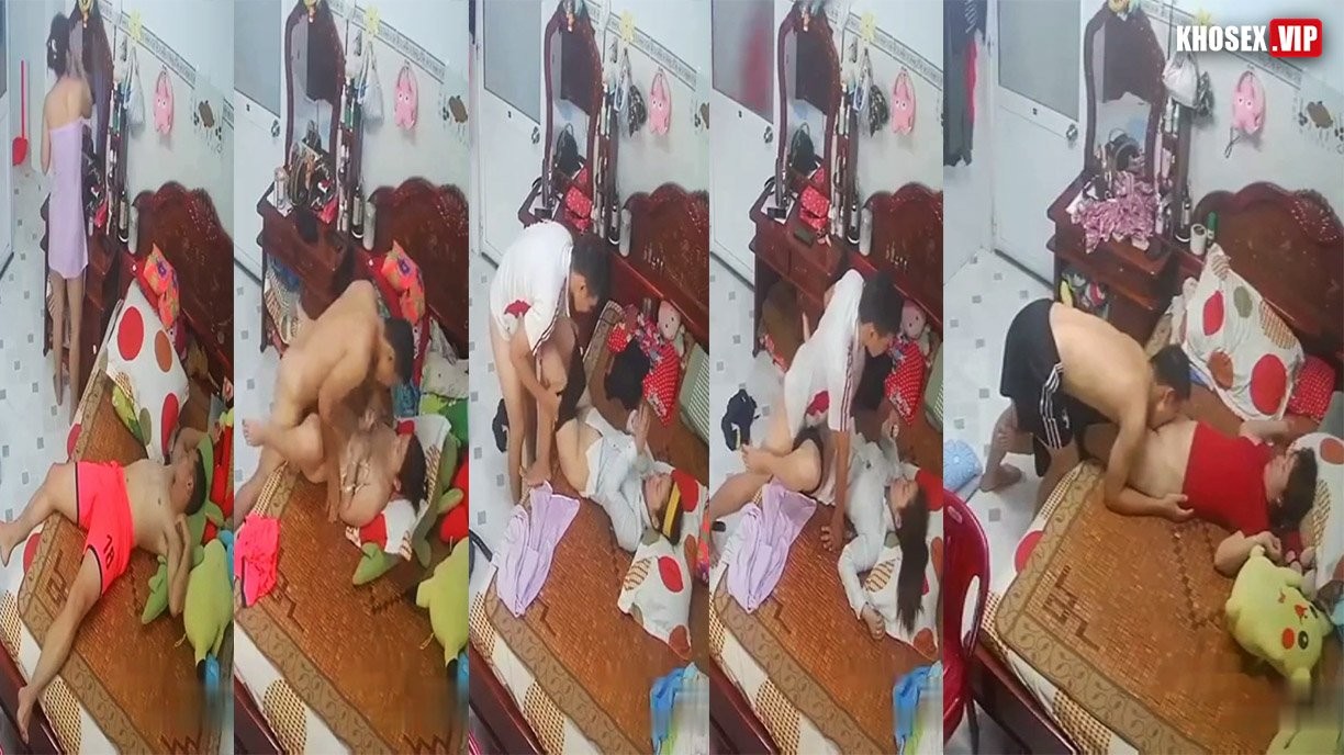 Hack Camera nhà hàng xóm Ông chồng có ham muốn tình dục mãnh liệt thường xuyên đè vợ xuống và quan hệ tình dục (Full Clip)